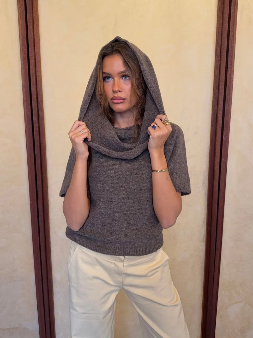 Bolivia multi striktrøje - Taupe