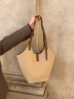 Brasília skuldertaske - Beige