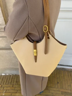 Brasília skuldertaske - Beige
