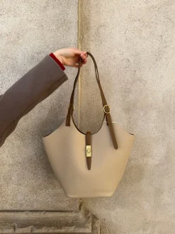 Brasília skuldertaske - Beige