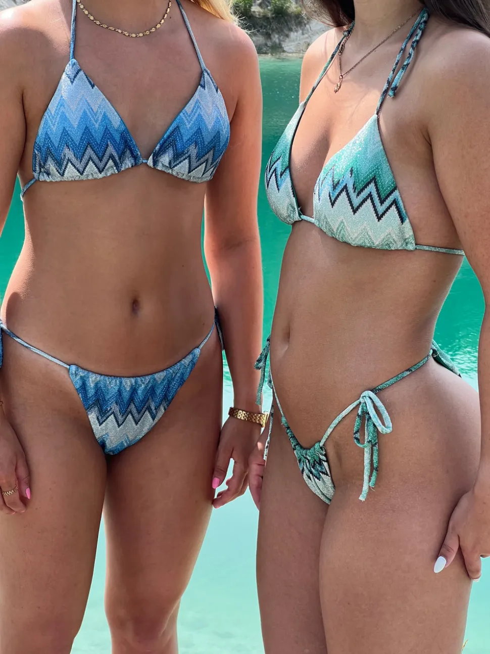 Breezy glitter bikini - Grøn