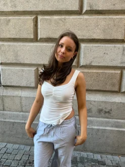 Brigitte top - hvid