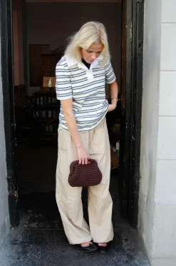 Calia hæklet clutch - Brun