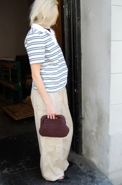 Calia hæklet clutch - Brun