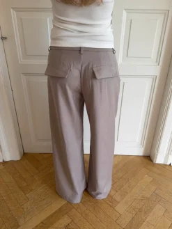 Camilla oversized suitbukser - Beige