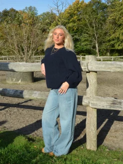 Candie striktrøje - Navy