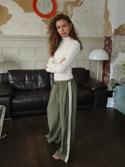 Carly kabelstrik med lynlås - Off white