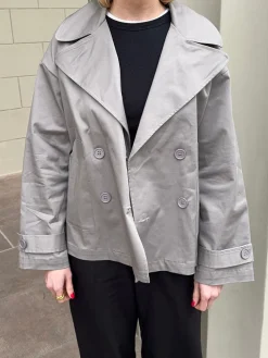 Catinka trenchcoat - Grå