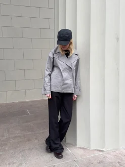 Catinka trenchcoat - Grå