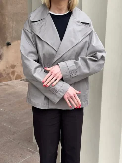 Catinka trenchcoat - Grå