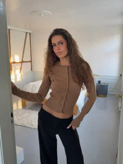 Charlotte cardigan - Brun