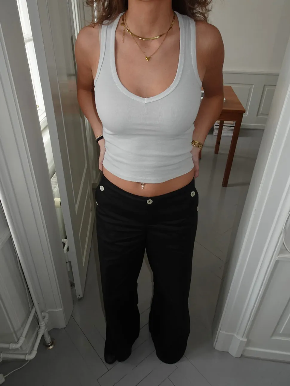 Chiara tanktop - Lys grå