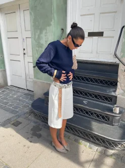 Cilena bermudashorts - Hvid