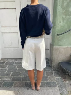 Cilena bermudashorts - Hvid
