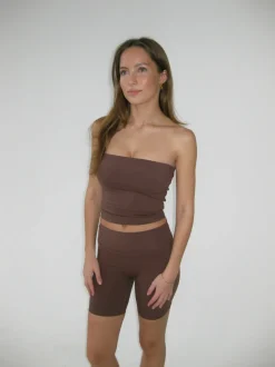 Core tube top - Espresso