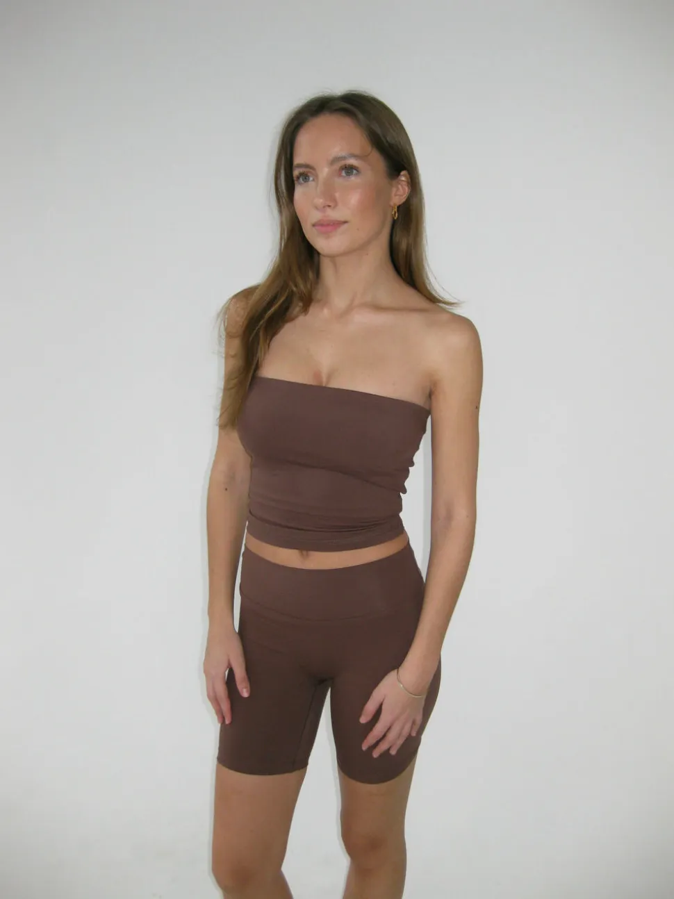 Core tube top - Espresso
