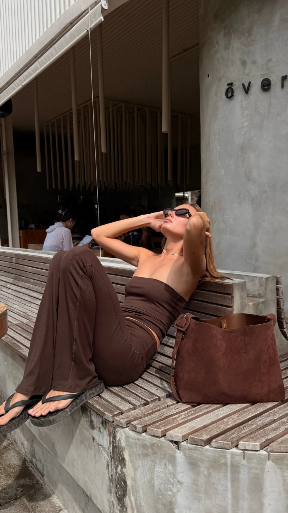 Core tube top - Espresso