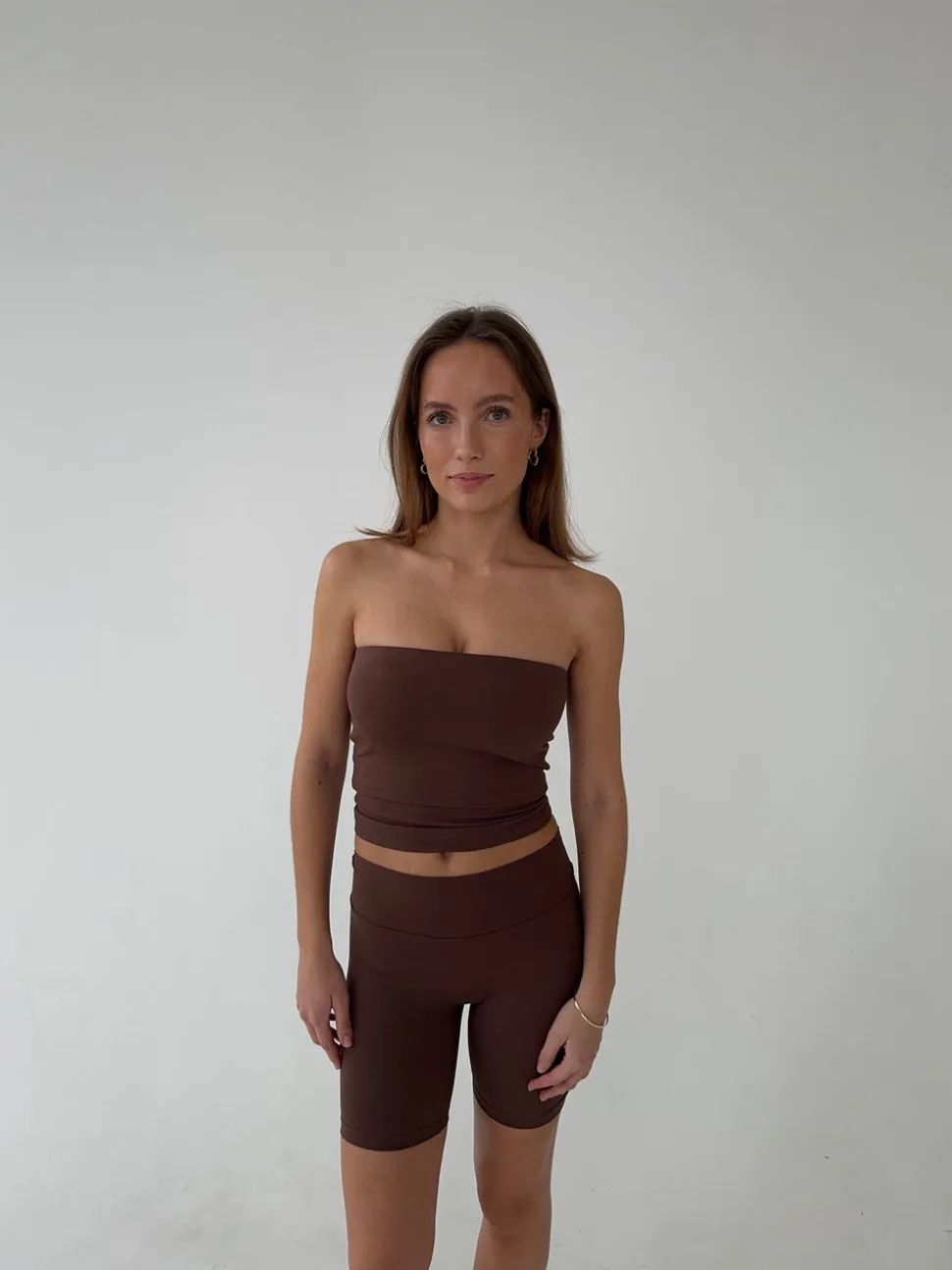 Core tube top - Espresso