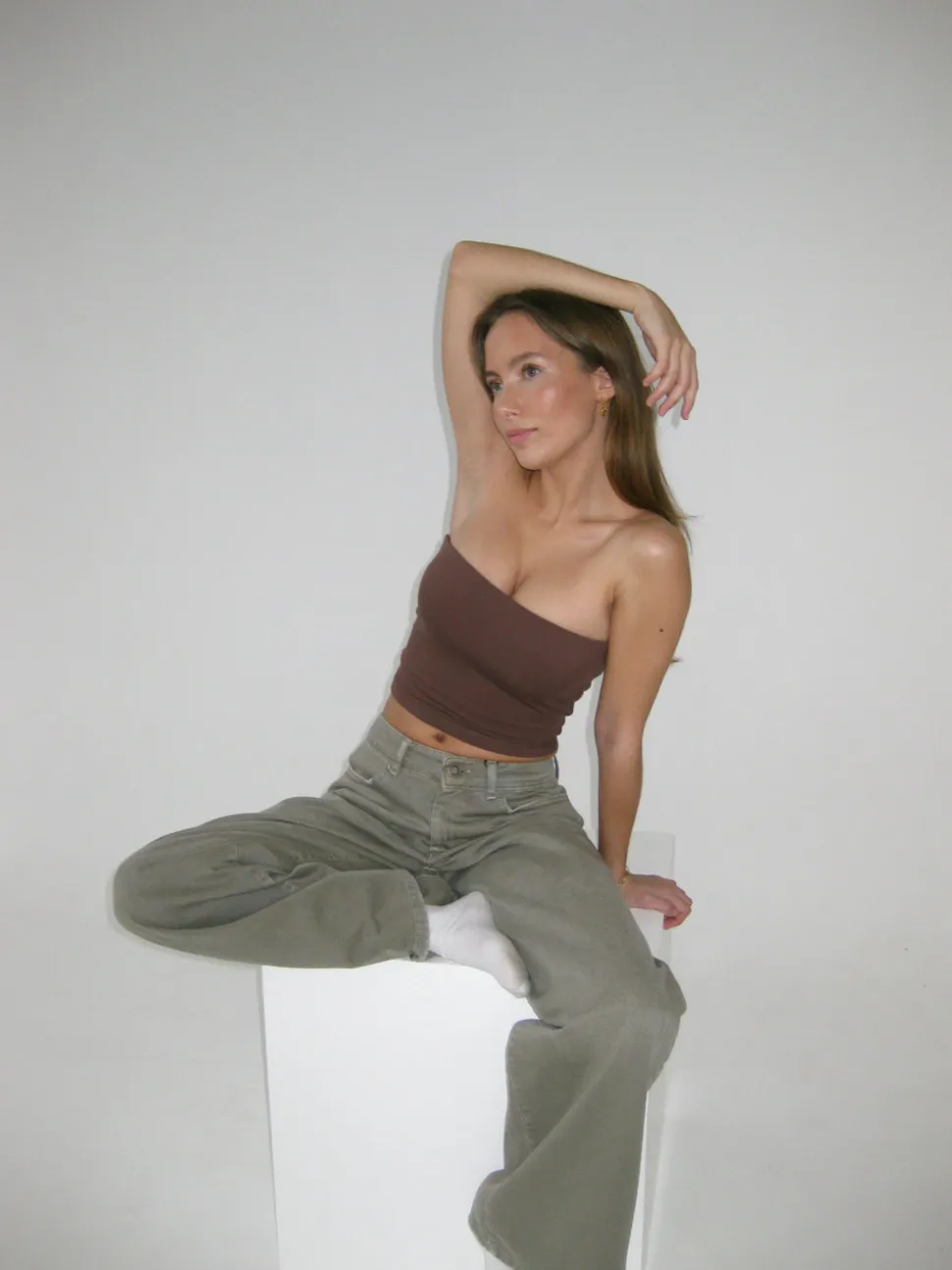 Core tube top - Espresso