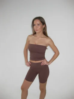 Core tube top - Espresso
