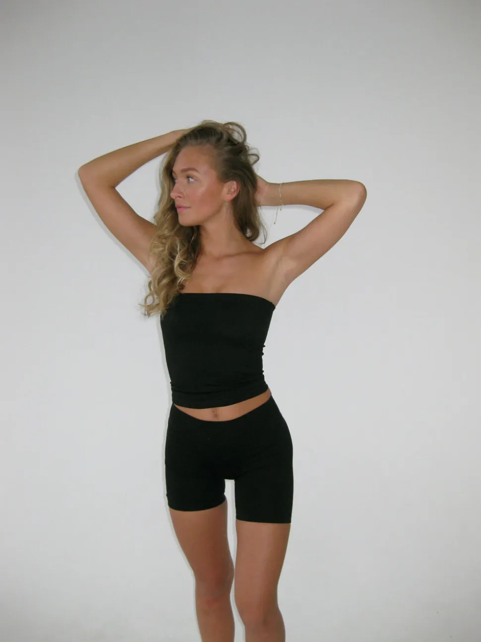 Core tube top - Jet Black