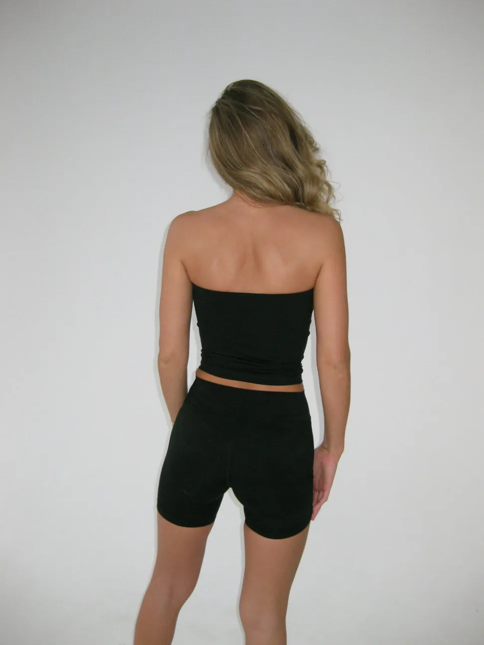 Core tube top - Jet Black