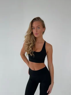 Crossback bra - Jet Black