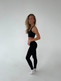 Crossback bra - Jet Black