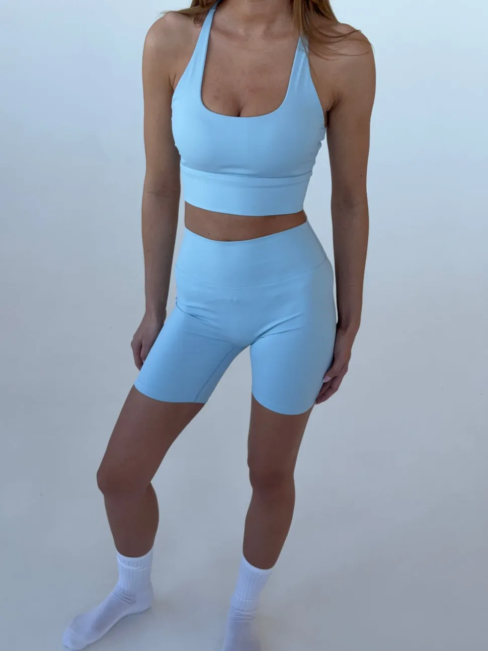 Crossback bra - Sky