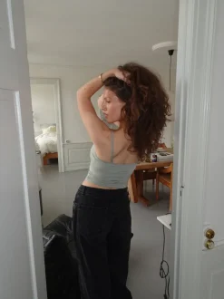 Dania tanktop - Sagegrøn
