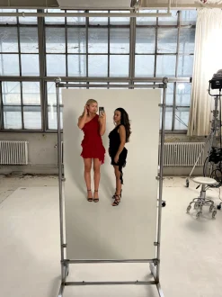 Denise kjole med frynser - Sort