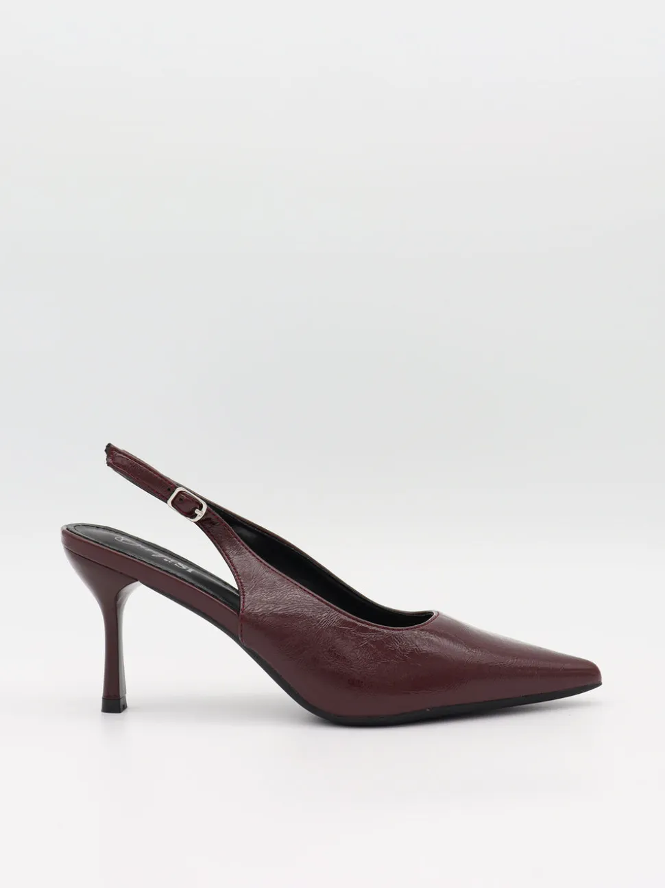 Donnatella slingback hæle - Mørkerød