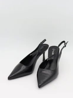 Donnatella slingback hæle - Sort