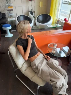 Eleni t-shirt - Brun