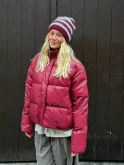 Elin pufferjakke - Rød