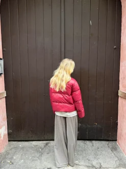 Elin pufferjakke - Rød