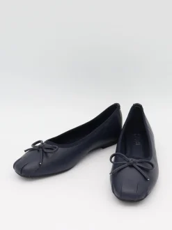 Eline ballerinaer med detaljer - Mørk Navy