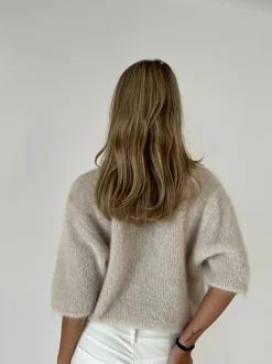Elise t-shirt strik - Beige