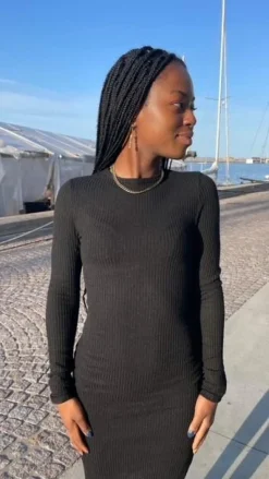 Ella kjole - Sort