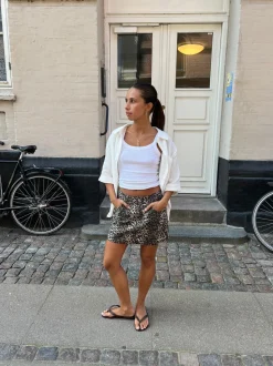 Emilla nederdel - Leopard