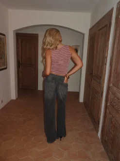 Emmeline glimmertop - Lilla