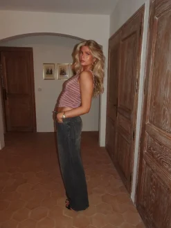 Emmeline glimmertop - Lilla