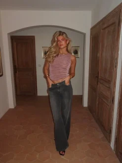 Emmeline glimmertop - Lilla