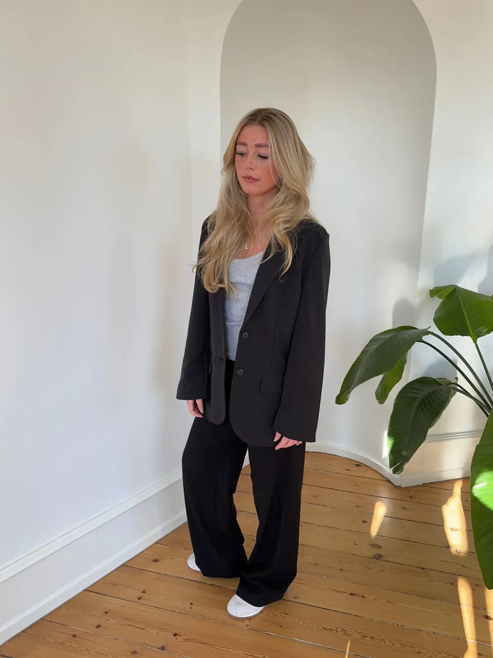 Epsilia oversized blazer - Sort