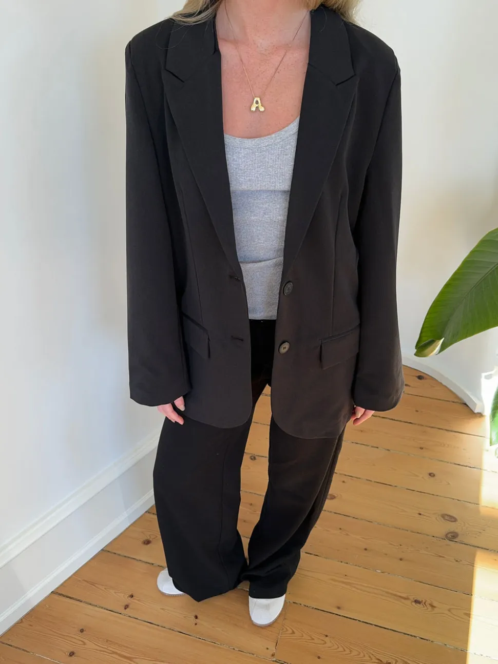 Epsilia oversized blazer - Sort