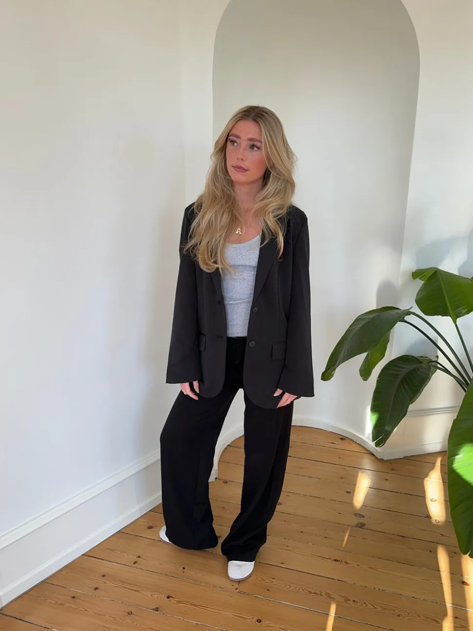Epsilia oversized blazer - Sort