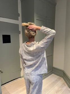 Esme pyjamas sæt - Off white/blå