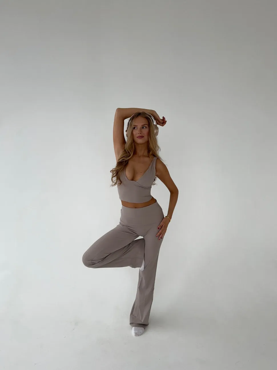 Essential flared pants - Ash