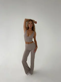 Essential flared pants - Ash