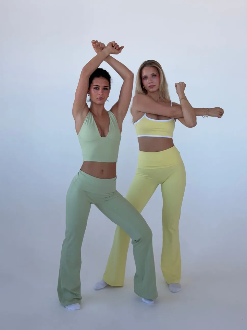 Essential flared pants - Butter